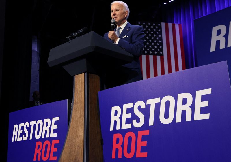 Biden approval stuck at 40%, a dark sign for Democrats in midterms -Reuters/Ipsos