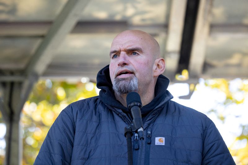 U.S. Senate candidate Fetterman releases doctor letter saying he is OK