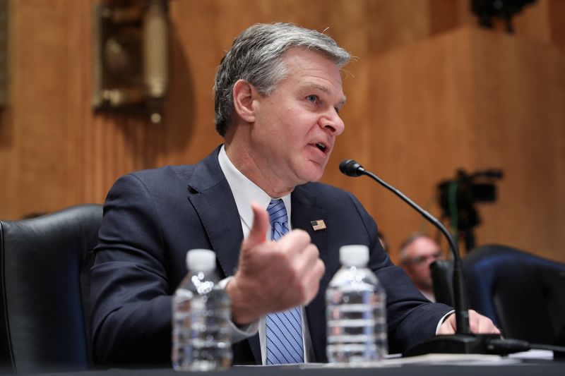 FBI director 'very concerned' by Chinese 'police stations' in U.S