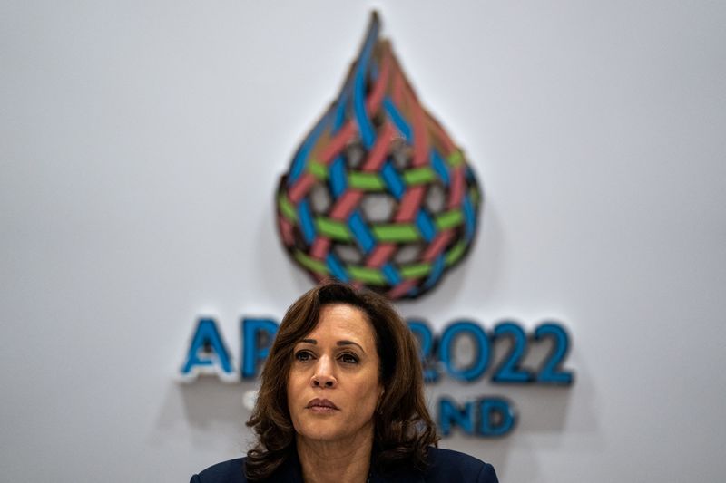 U.S. VP Harris: North Korea missile launch "brazen violation" of U.N resolutions