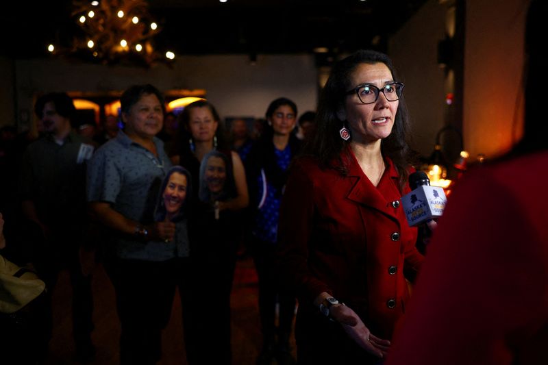 Democrat Peltola re-elected to U.S. House in Alaska