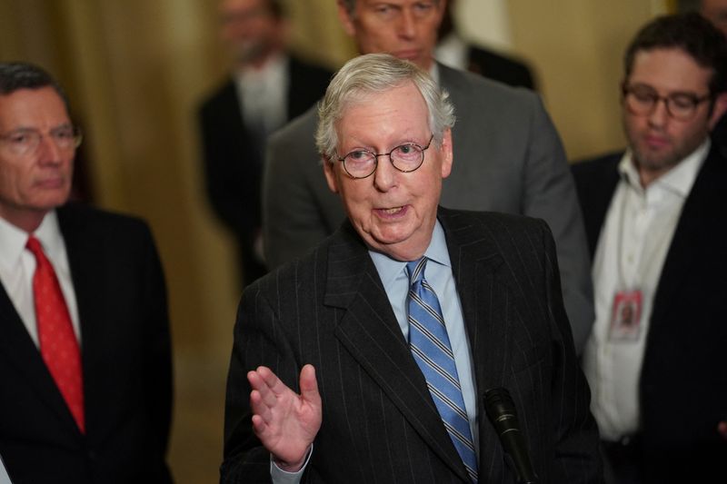 Trump 'unlikely' to be president after hosting Fuentes, top Republican McConnell suggests