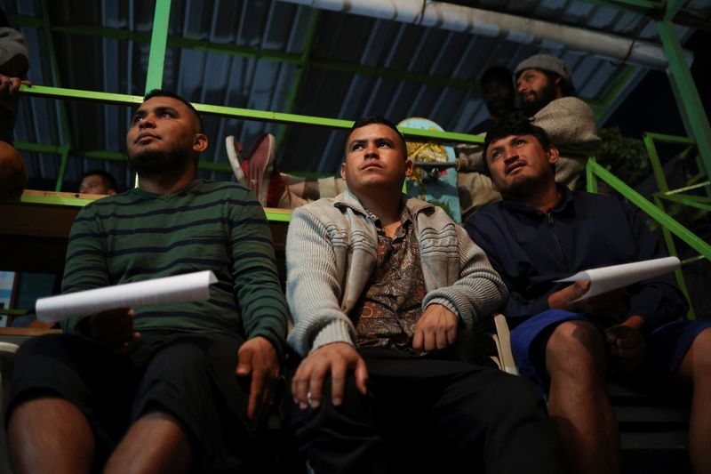 'We're waiting': Migrants throng U.S.-Mexico border in asylum limbo