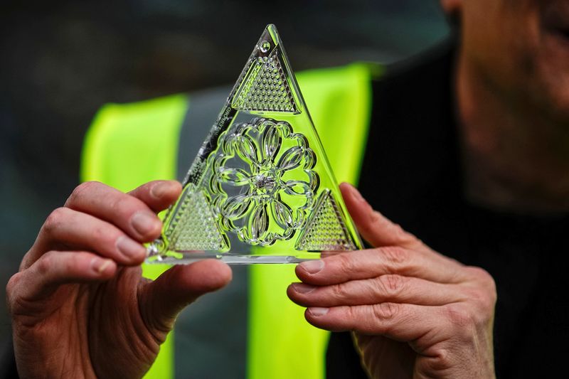 'Gift of love' Waterford crystals placed on Times Square New Year's Eve ball
