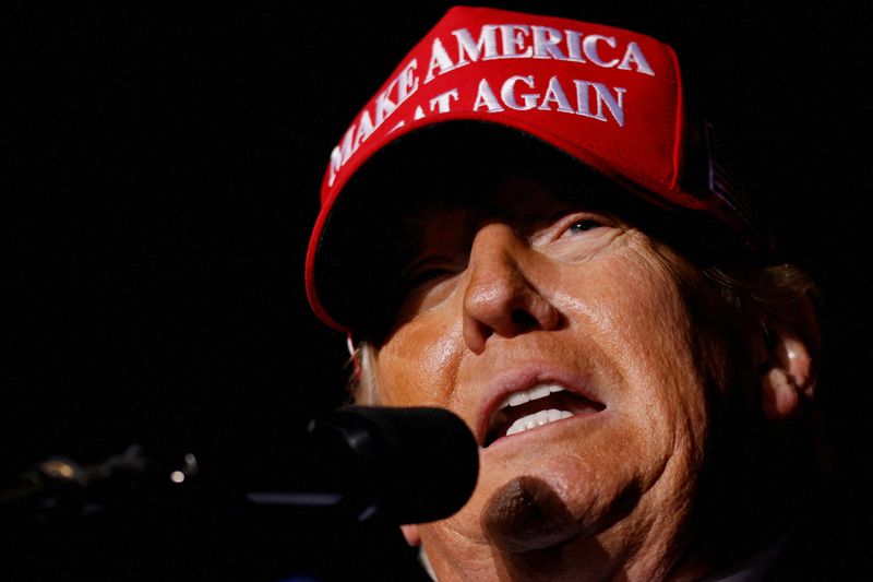 Democratic group complains Trump funding presidential campaign illegally