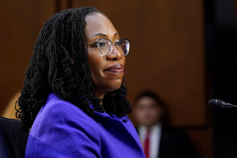 U.S. Supreme Court pick Jackson stresses God and country amid Republican attacks