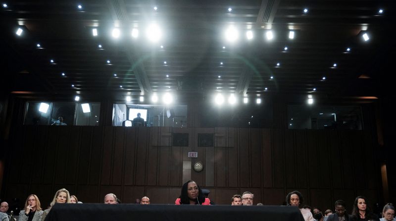 Biden watched portions of Supreme Court nominee hearings -White House