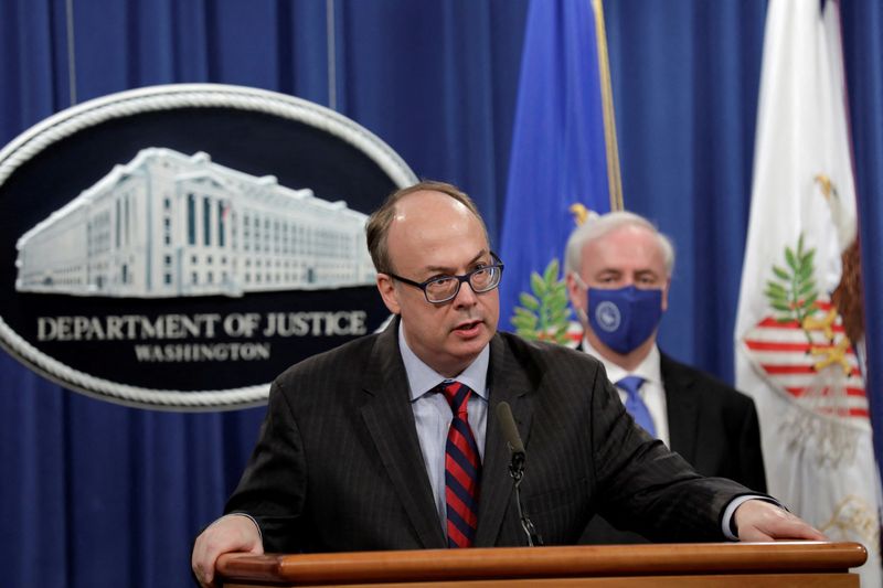 Exclusive-Two former U.S. officials help ethics probe of Trump ally Clark, source says