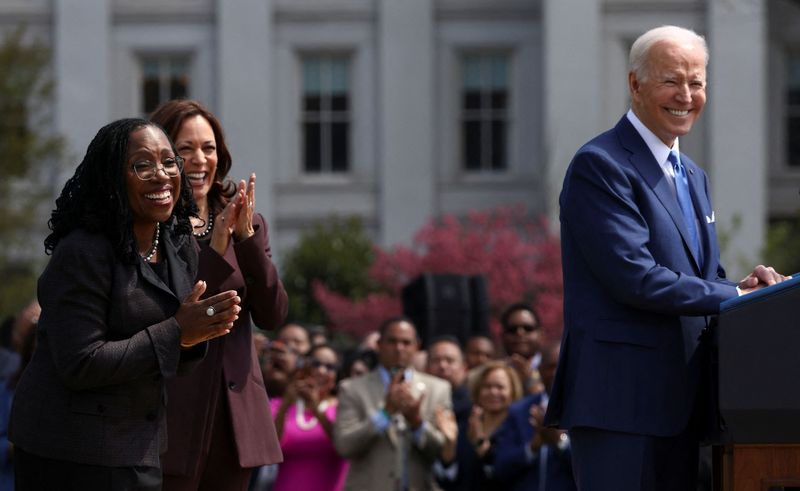 'We've made it': historic Supreme Court pick Jackson lauded at White House