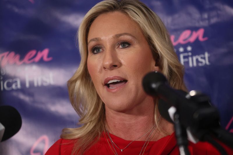 U.S. Republican Marjorie Taylor Greene not sure whether she advocates violence