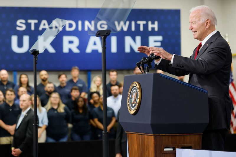 Biden highlights Javelin missiles in visit to Alabama Lockheed plant