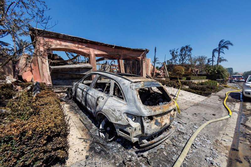 Fire burns at least 20 homes in wealthy California town of Laguna Niguel