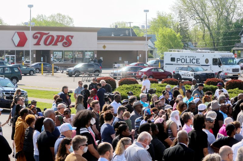Gunman kills 10 in live-streamed racial attack at supermarket in Buffalo