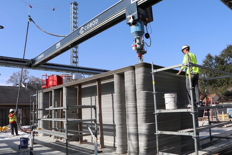 3D printing reaches new heights with two-story home