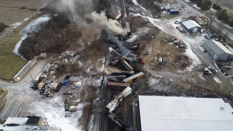 Biden EPA Won’t Test For Chemical Compounds After Toxic Train Derailment