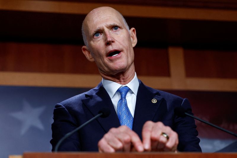 Republican U.S. Senator Rick Scott drops plan to cut Social Security, Medicare