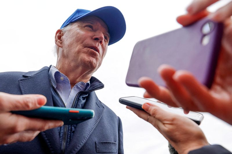 Biden's public approval ticks up to 42%, highest since June: Reuters/Ipsos poll
