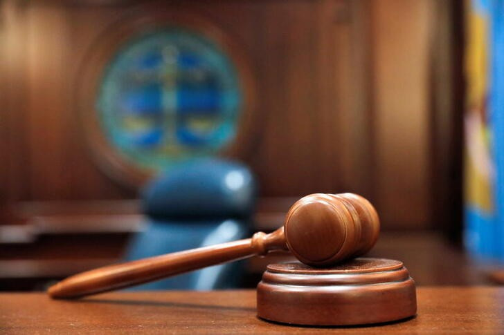 A gavel and a block i