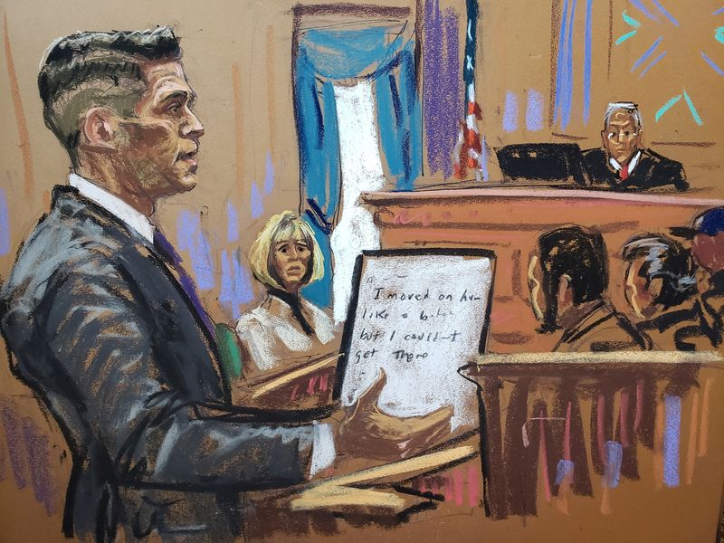 Trump's absence at civil rape trial shows 'he did it,' accuser's lawyer says