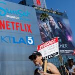 Striking Hollywood writers walk the pickline as the industry prepares