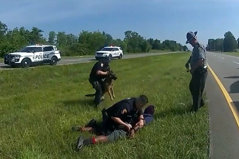 Police officer fired after unleashing dog on Black man in Ohio traffic stop