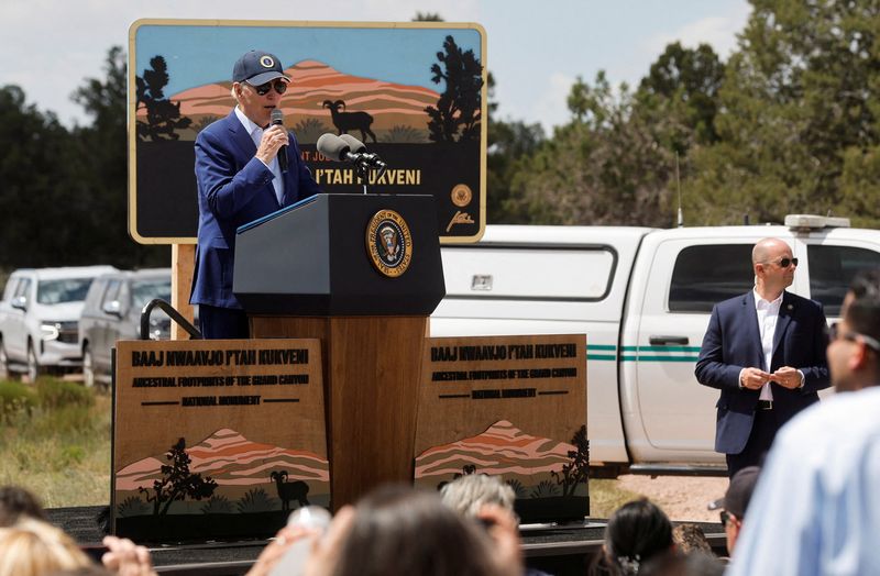 Biden moves to protect vast sacred lands near Grand Canyon
