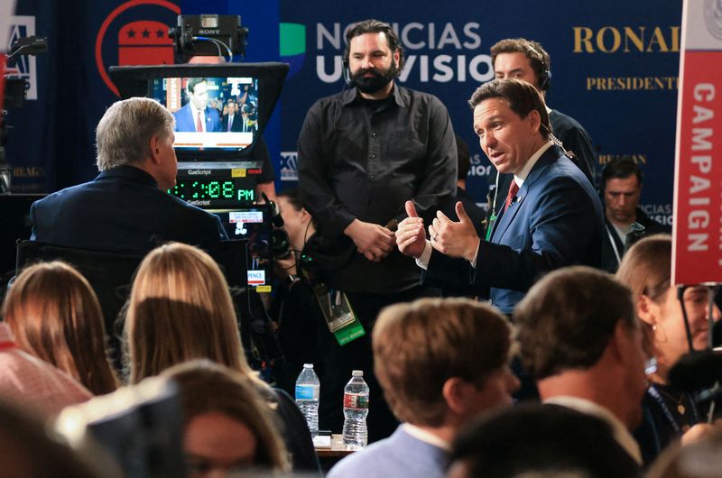 Republican presidential hopeful DeSantis says he would sign 15-week US abortion ban