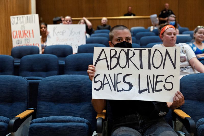 Texas top court weighs scope of abortion ban exception for risky pregnancies