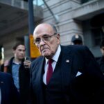 Former New York Mayor Rudy Giuliani departs defamation lawsuit at