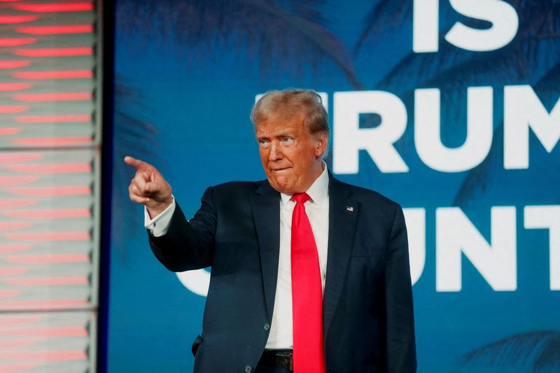 Trump shares poll showing voters associate potential second term with "revenge"