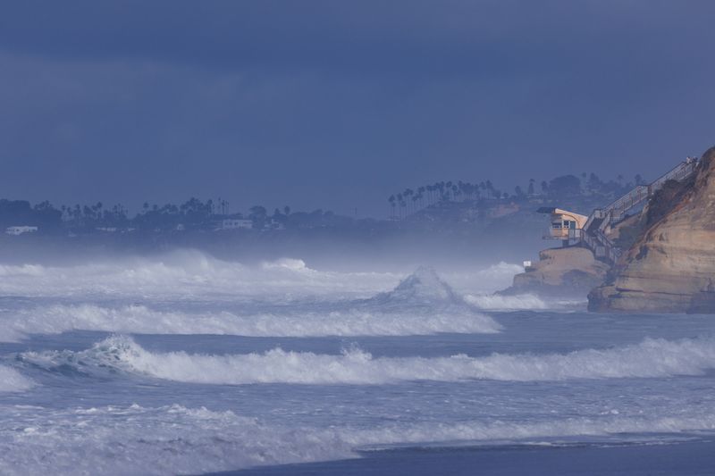 Massive waves on California coast cause flooding, force evacuations
