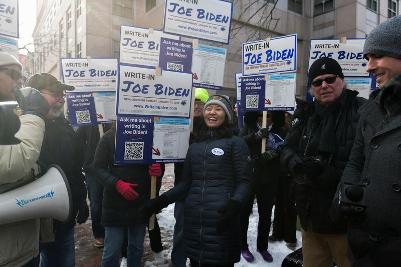 Biden's New Hampshire votes matter, even though he's not on the ballot