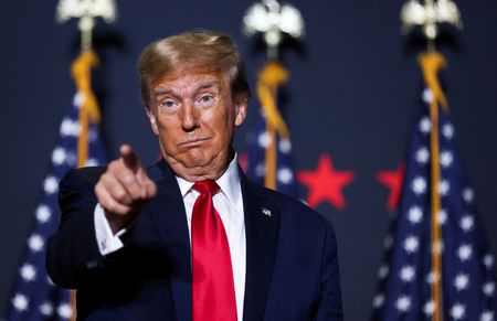 Trump says when he mixes up names it is on purpose