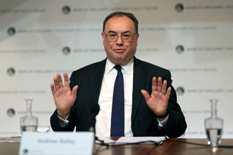 BoE's Bailey sees inflation risk but says markets should not get carried away