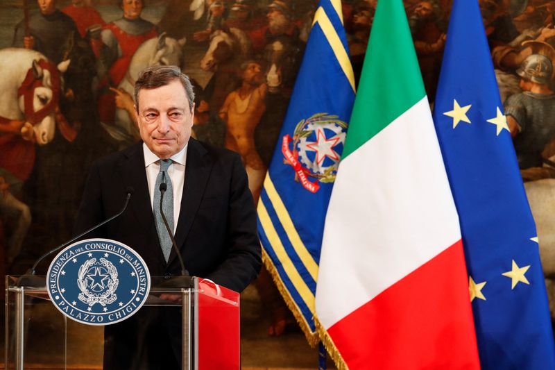 Italy must reduce reliance on Russian gas, lift domestic production -Draghi