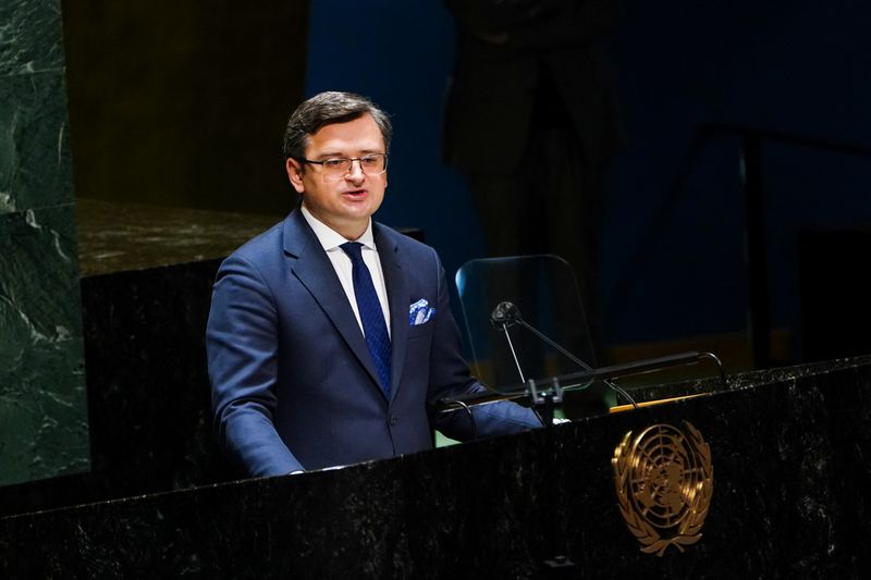 Ukraine's Kuleba discusses with Blinken need to use U.S. reach to ban Russia from SWIFT