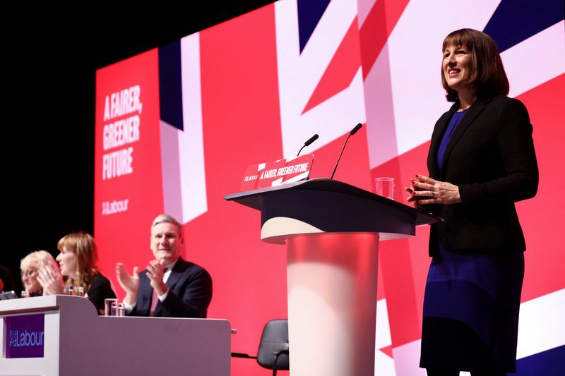 Targetting government, UK's Labour pledges sound finances and strong public services