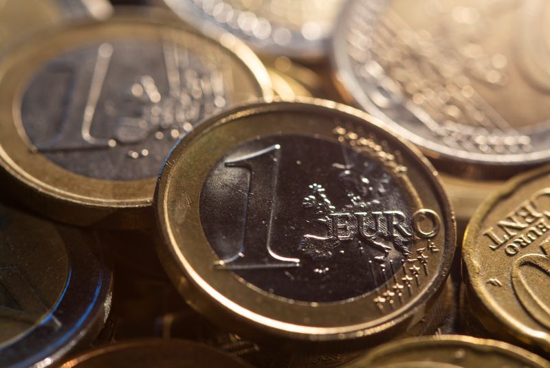 Euro zone bond yields slip in choppy trading after U.S. inflation data