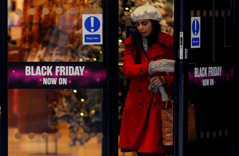 UK Black Friday transactions up 0.7% vs 2021 so far -Barclaycard Payments