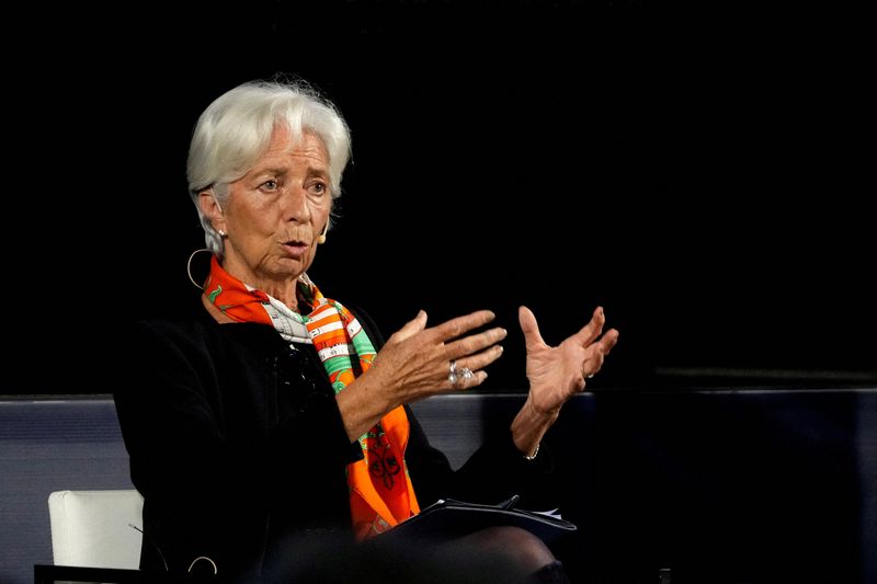 ECB's Lagarde keeps options open on path for rates