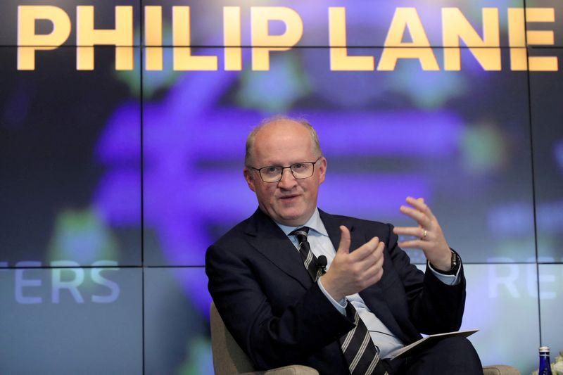 ECB's Lane says real rates have already risen 'quite a bit'