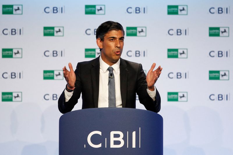 UK's Sunak to warn cost of living crisis won't be easy to fix