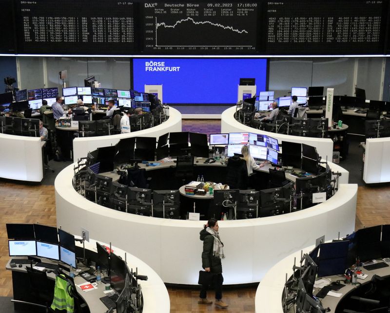 European shares rise as defence stocks rally, focus on U.S. inflation data