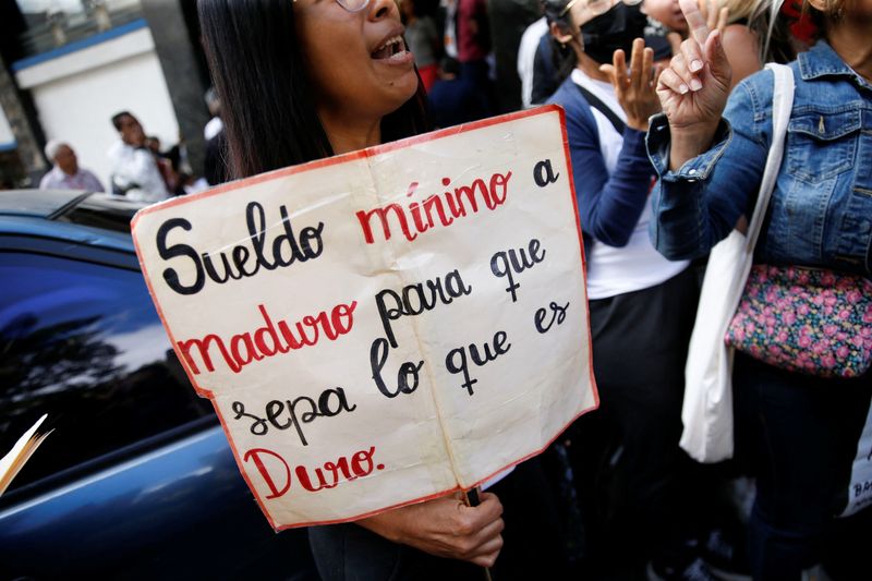 Venezuelans struggling to afford food - even if they have access to dollars