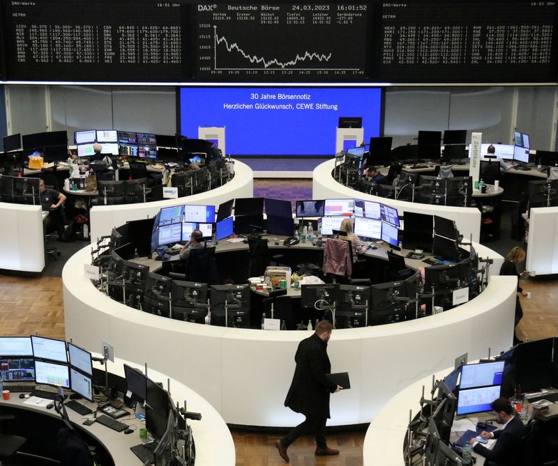 European shares rebound as banking jitters ebb on SVB deal