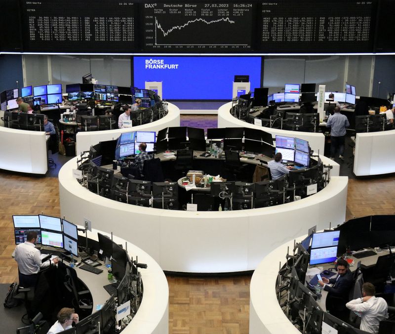 European stocks erase gains as banking sentiment remains fragile