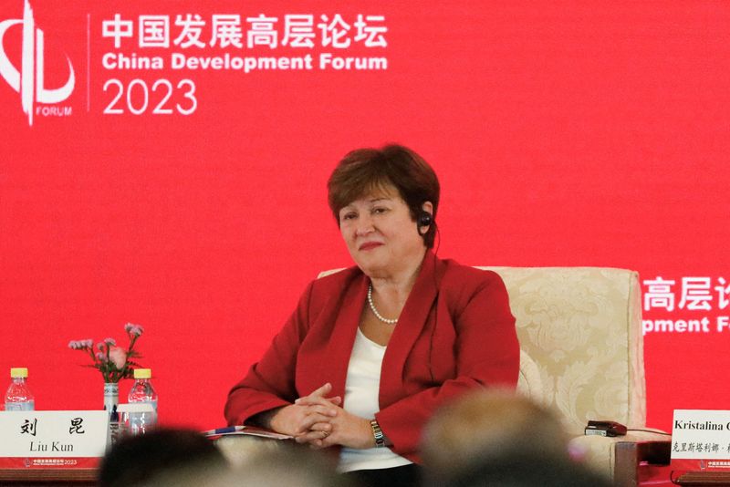 Georgieva says downside risks have increased for global economy