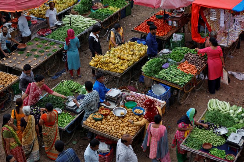 India inflation likely rebounded in November on higher food prices - Reuters poll