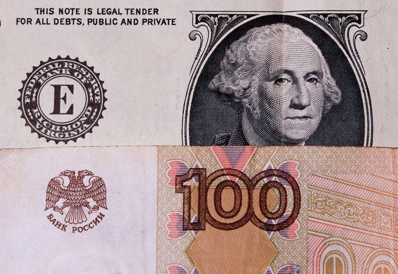 Russian rouble firms vs dollar, euro amid tax support