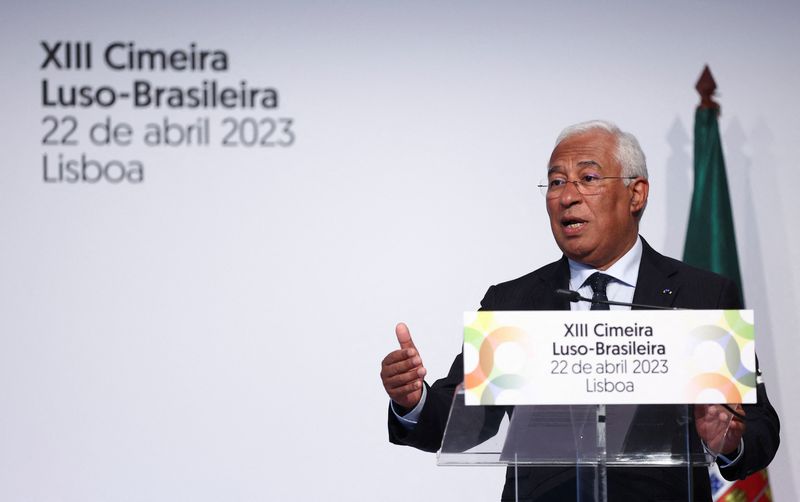 Portugal PM sees budget surplus in 2023, its second in almost 50 years
